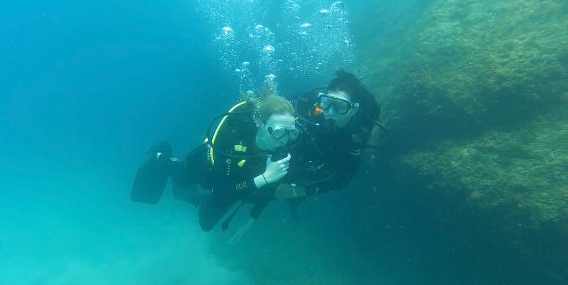 Diving open water